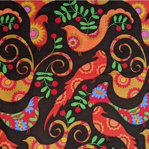 3 Yds "Pretty Bird" Spice Pillow & Maxfield Michael Miller Fabrics Vintage 2010